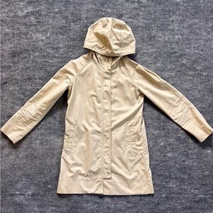 J.Crew Women's khaki Hooded Trench Jacket